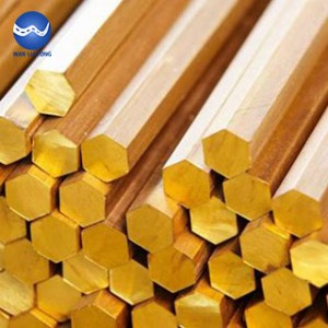 Brass hexagonal rod