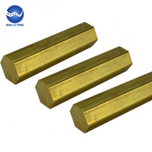 Brass hexagonal rod