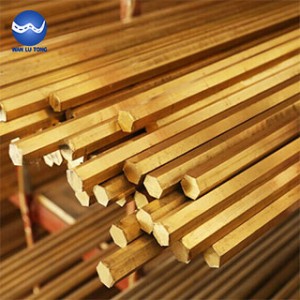 Brass hexagonal rod